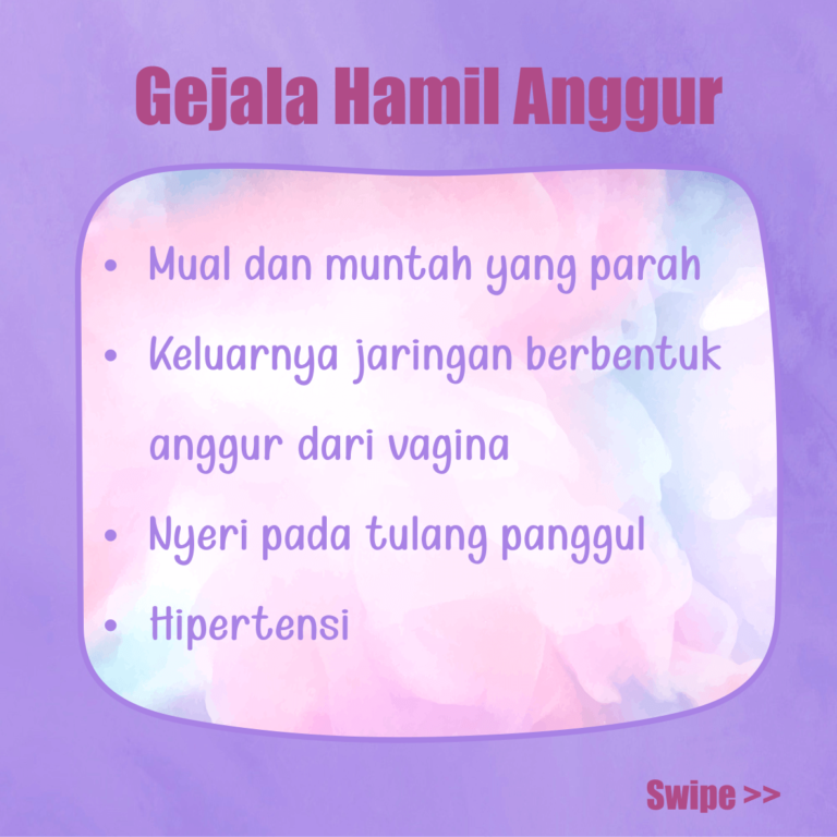 Gejala Hamil Anggur