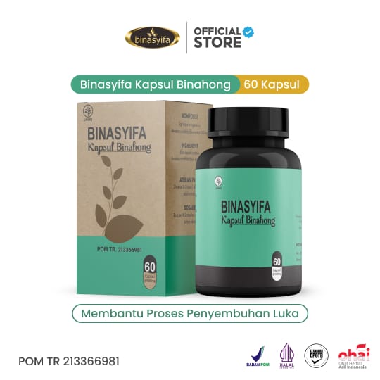 BINASYIFA KAPSUL BINAHONG - Menyembuhkan Luka Bakar & Menghilangkan Bekas Luka